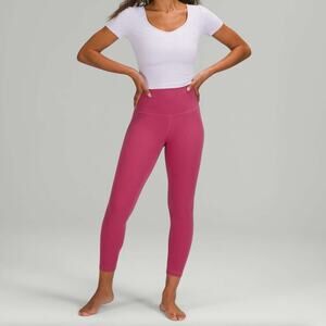 LULULEMON Align High-Rise Pant 25" Pink Lychee {3N33}